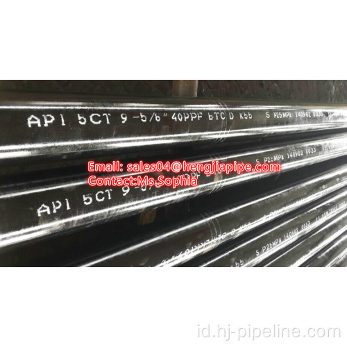 9 5/8 &#39;&#39; casing pipa BTC K55 API 5CT